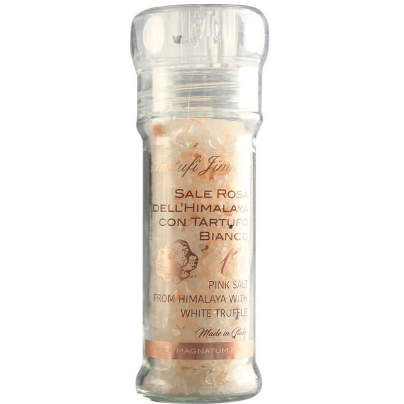 Himalayan pink salt mill with white truffle